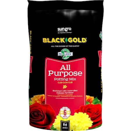 Black Gold Black Gold All Purpose Potting Mix 16 qt 1410102 16QT U